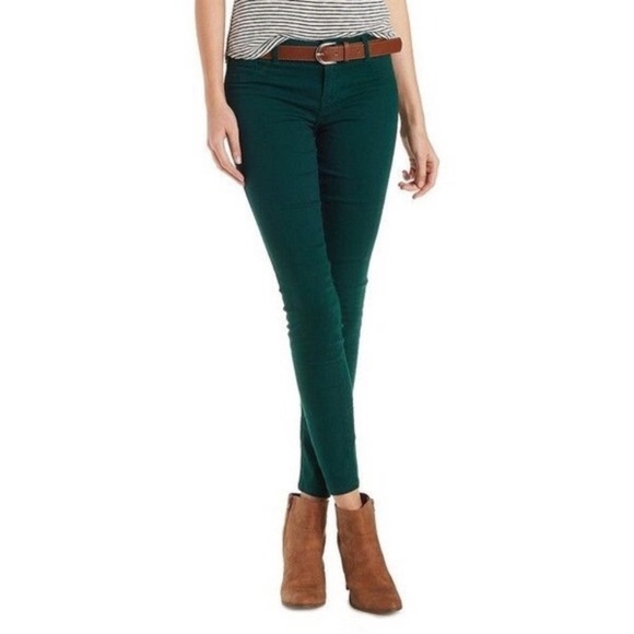 J. Crew Pants - J Crew Minnie teal pants 00